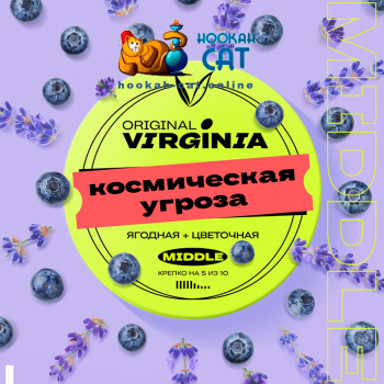 Табак для кальяна Original Virginia Middle Космическая Угроза 100г Акцизный
